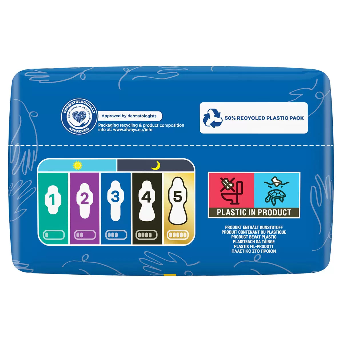 Always Ultra Day & Night Size 3 Sanitary Towels with Wings, 40 Pads, multiple option