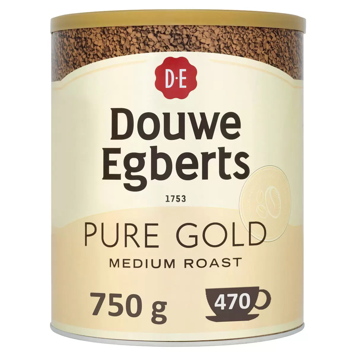 Douwe Egberts Pure Gold Instant Coffee, 750g, multiple option