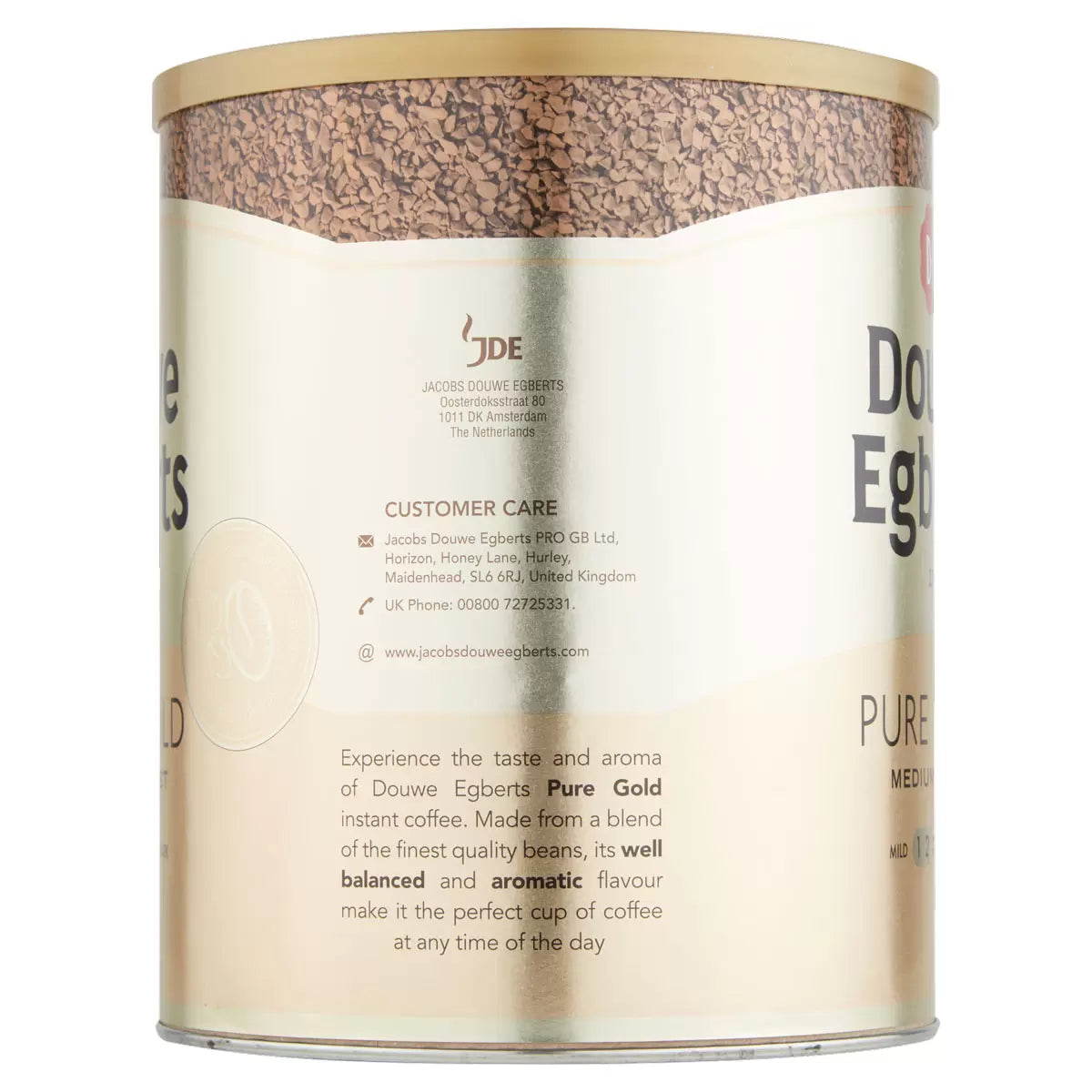 Douwe Egberts Pure Gold Instant Coffee, 750g, multiple option
