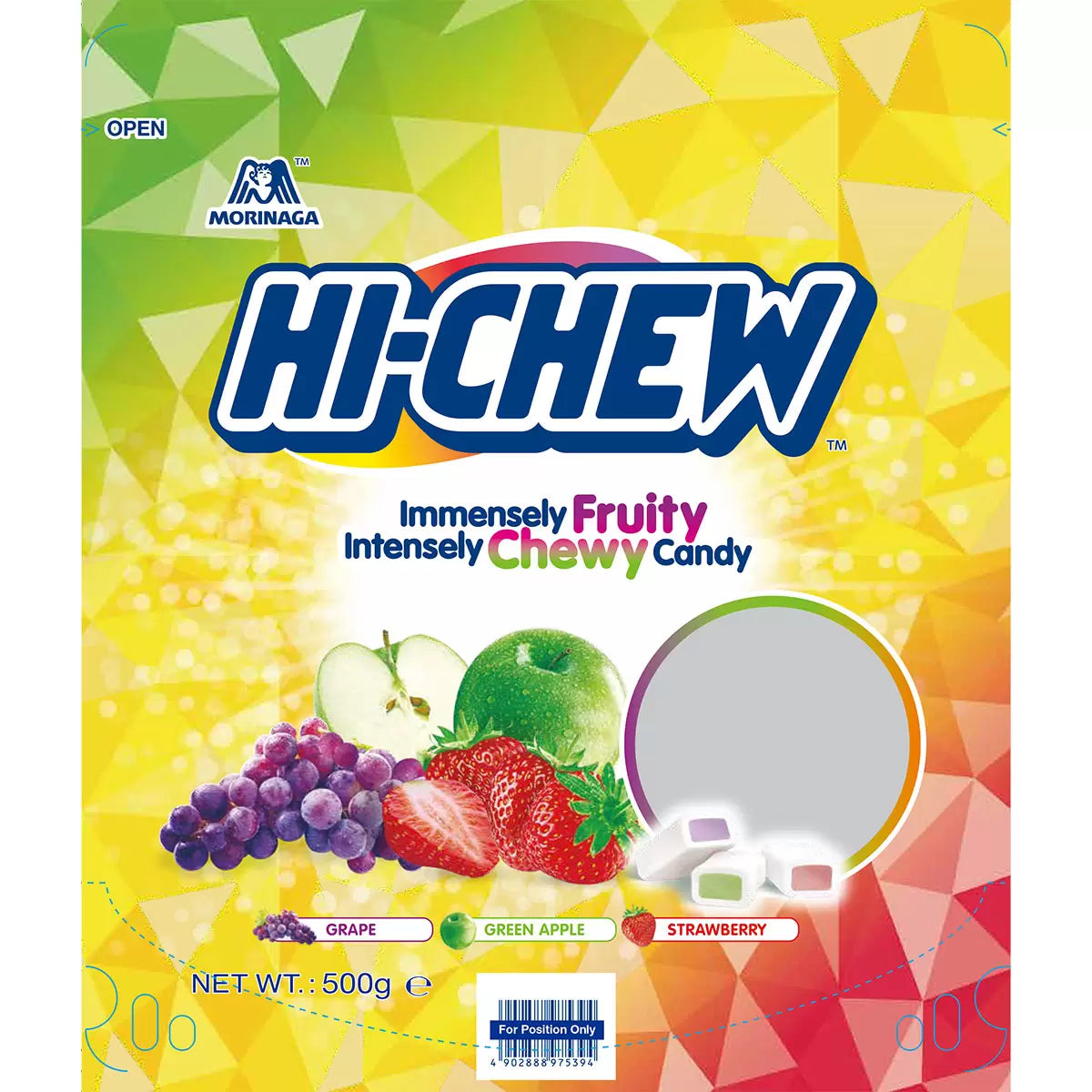 Hi-Chew Assorted Chewy Sweets, 500g, multiple option