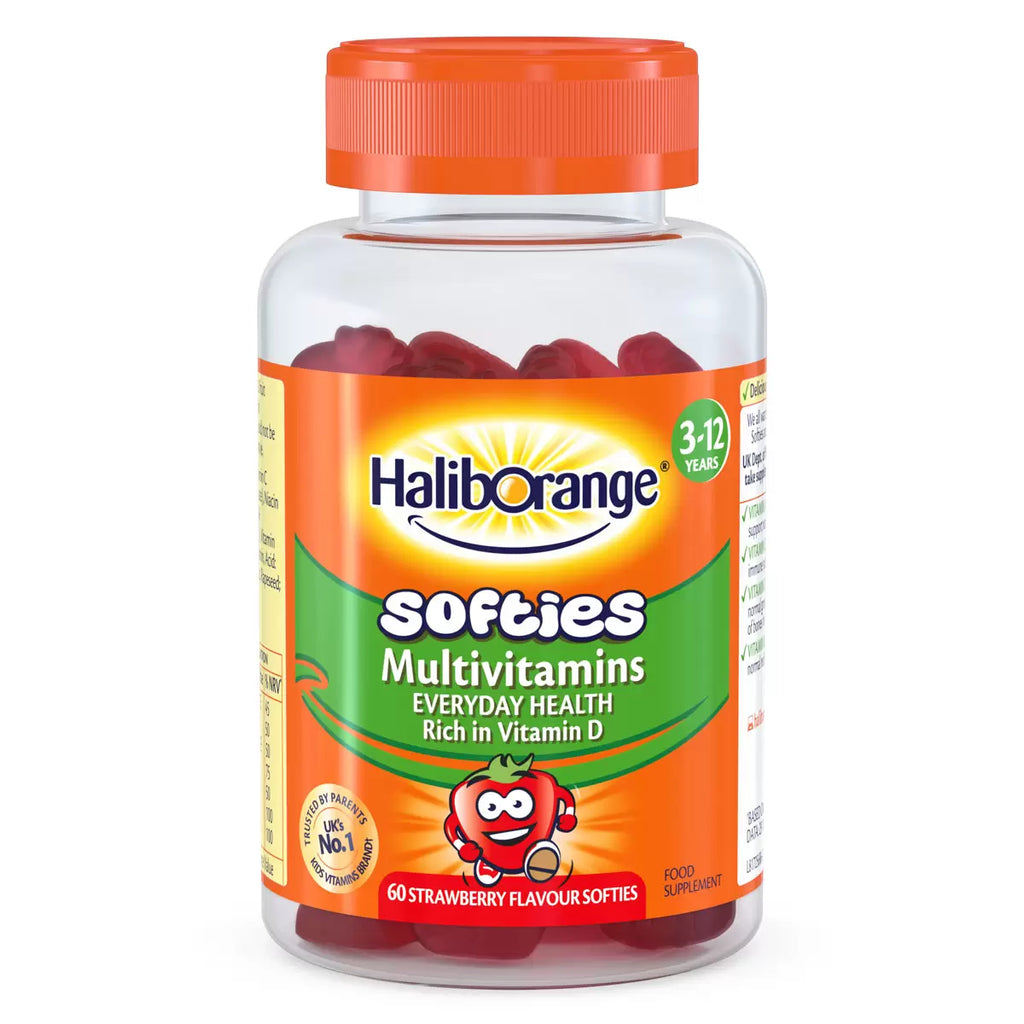 HalibOrange Softies Strawberry Multivitamins, 3 x 60 Count