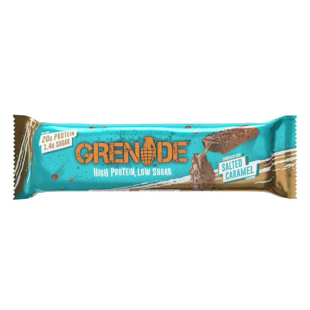 Grenade Salted Caramel Bars, 12 x 60g, multiple option