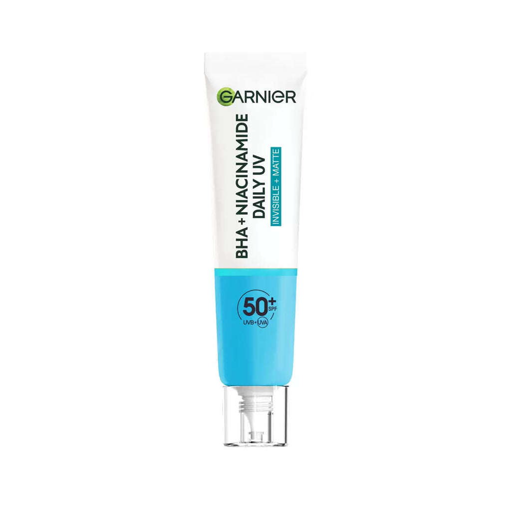 Garnier Daily UV Fluid, SPF 50+, Vitamin C Sheer Glow, Invisible & BHA+