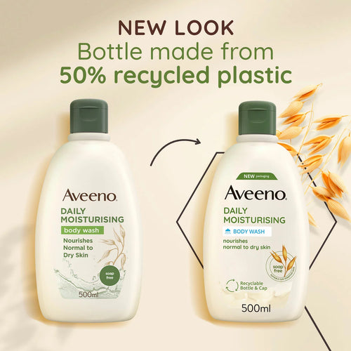 Aveeno Daily Moisturising Body Wash 2 x 500ml