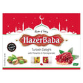 HazerBaba Turkish Delight Pistachio & Pomegranate, 750g, multiple option