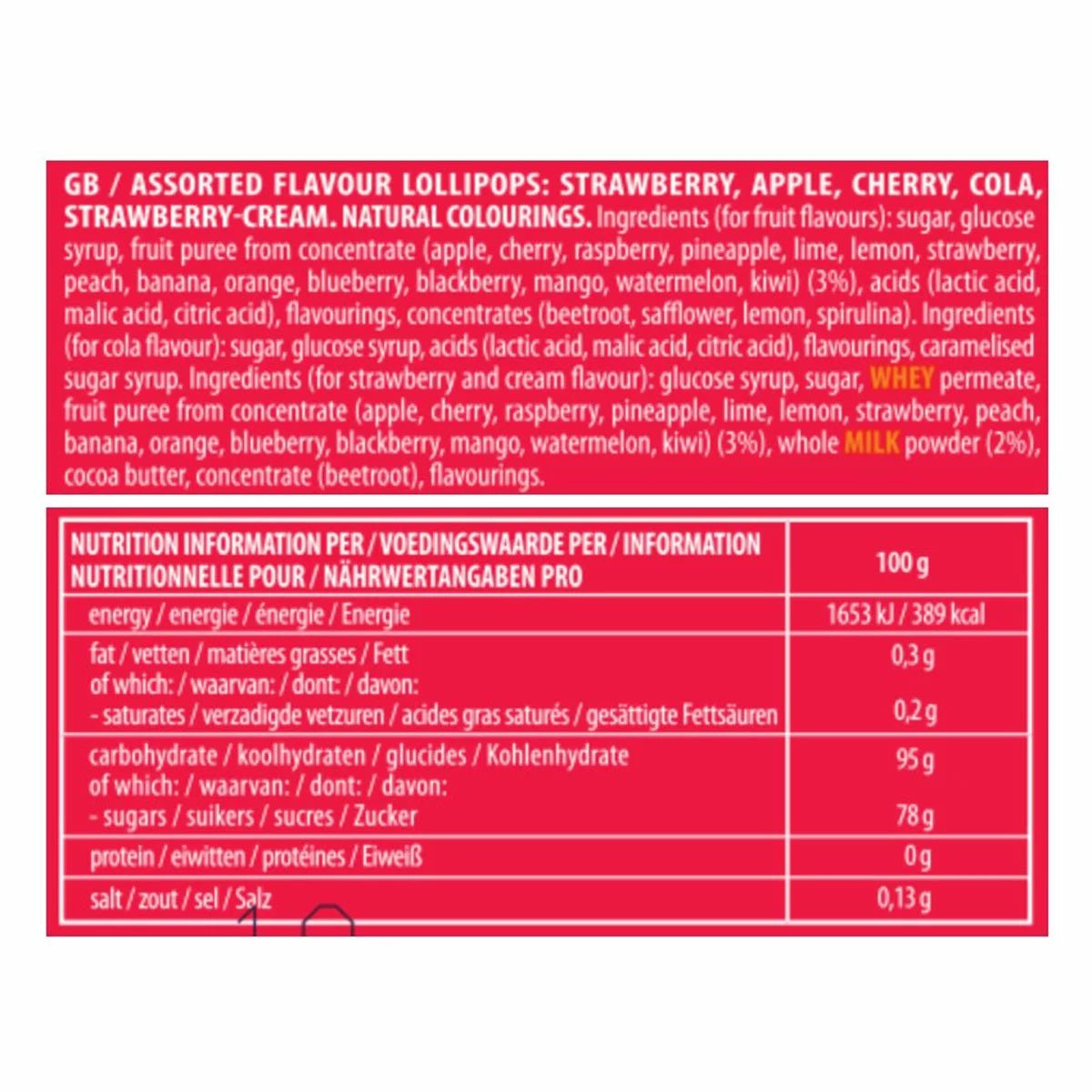 Chupa Chups, 1.44kg, multiple option