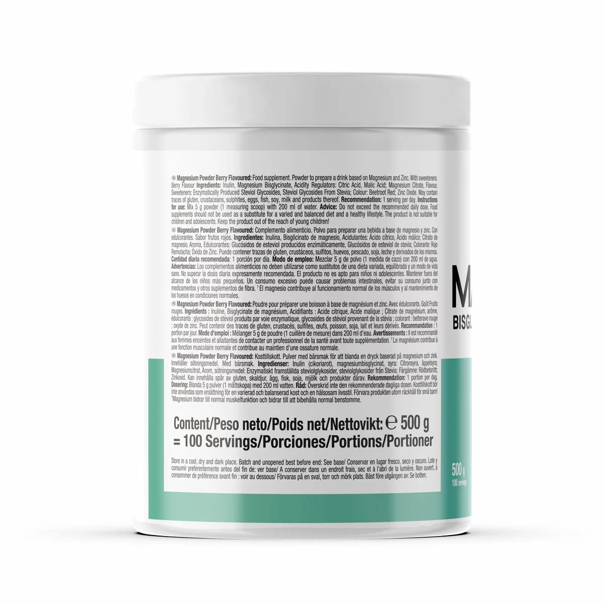 Weider Magnesium Powder Berry, 500g