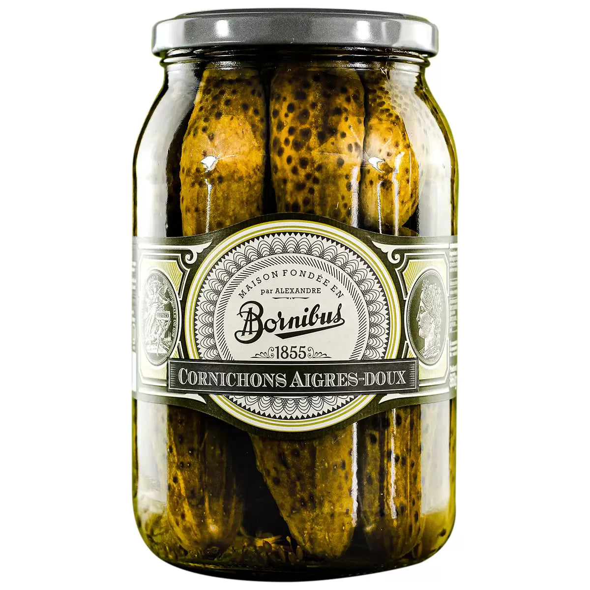 Bornibus Sweet and Sour Gherkins, 900g, multiple option