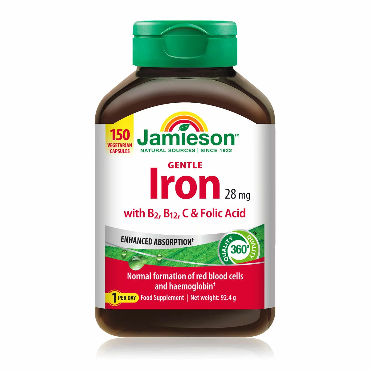 amieson Gentle Iron Tablets, 150 Count