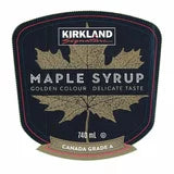 Kirkland Signature 100% Grade A Golden Maple Syrup, 740ml multiple option