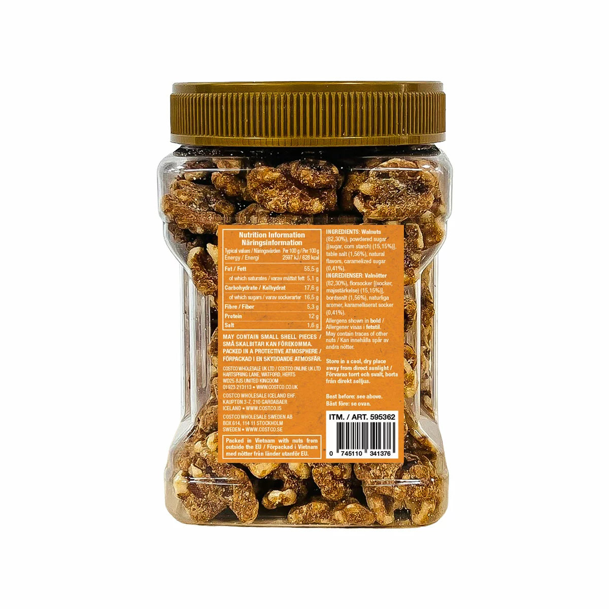 Snacking Walnuts Caramel Flavoured, 600g, multiple option
