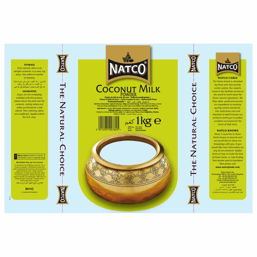 Natco Coconut Milk Powder, 1kg, multiple option