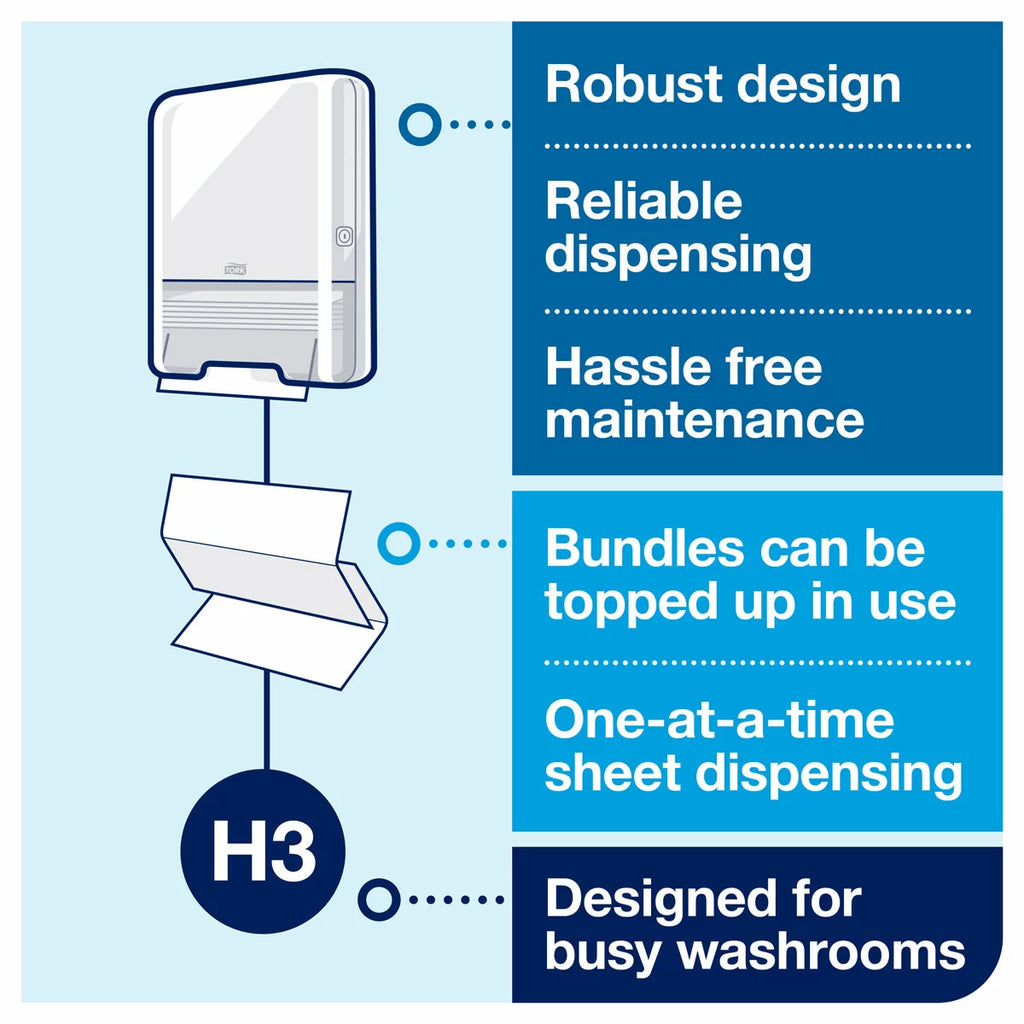 Tork Extra Soft Singlefold Premium Hand Towels, 15 x 200 Sheets