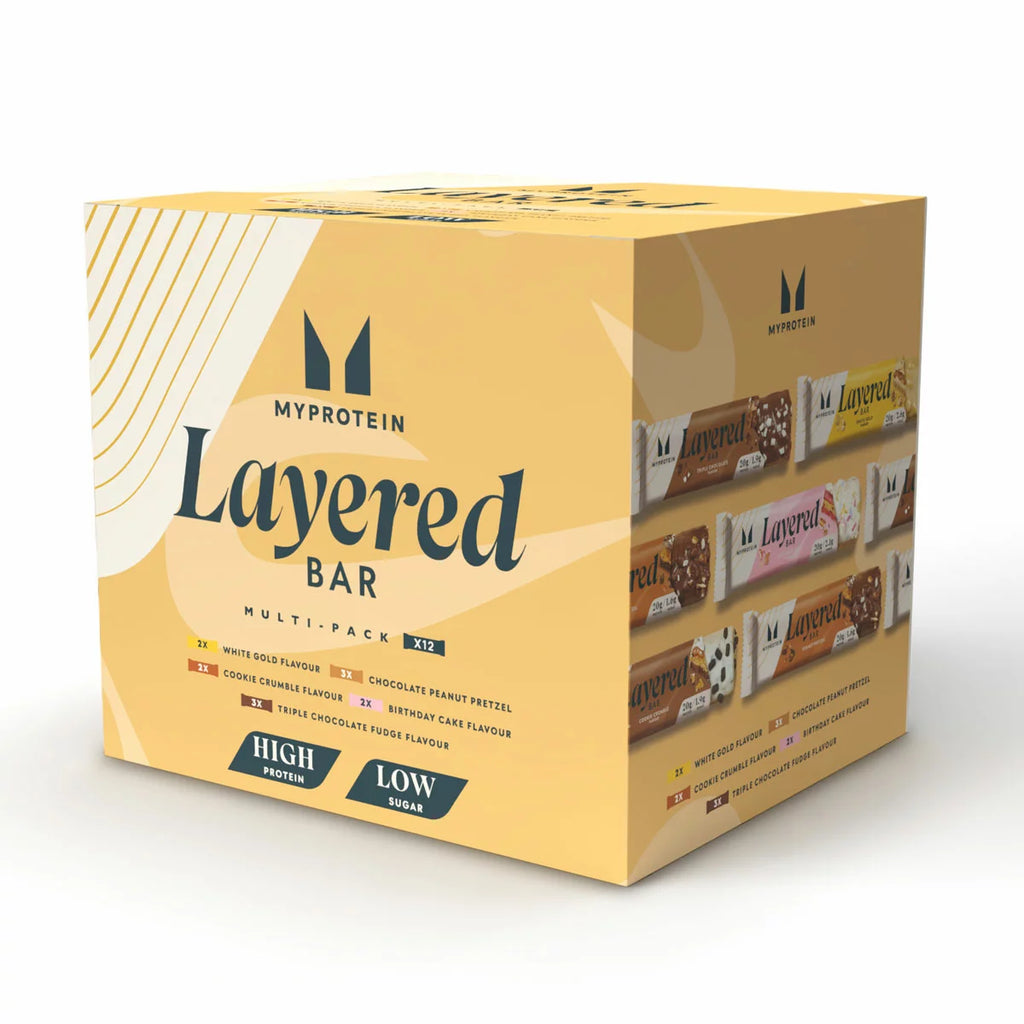 MyProtein Layered Bar Multipack, 12 x 60g