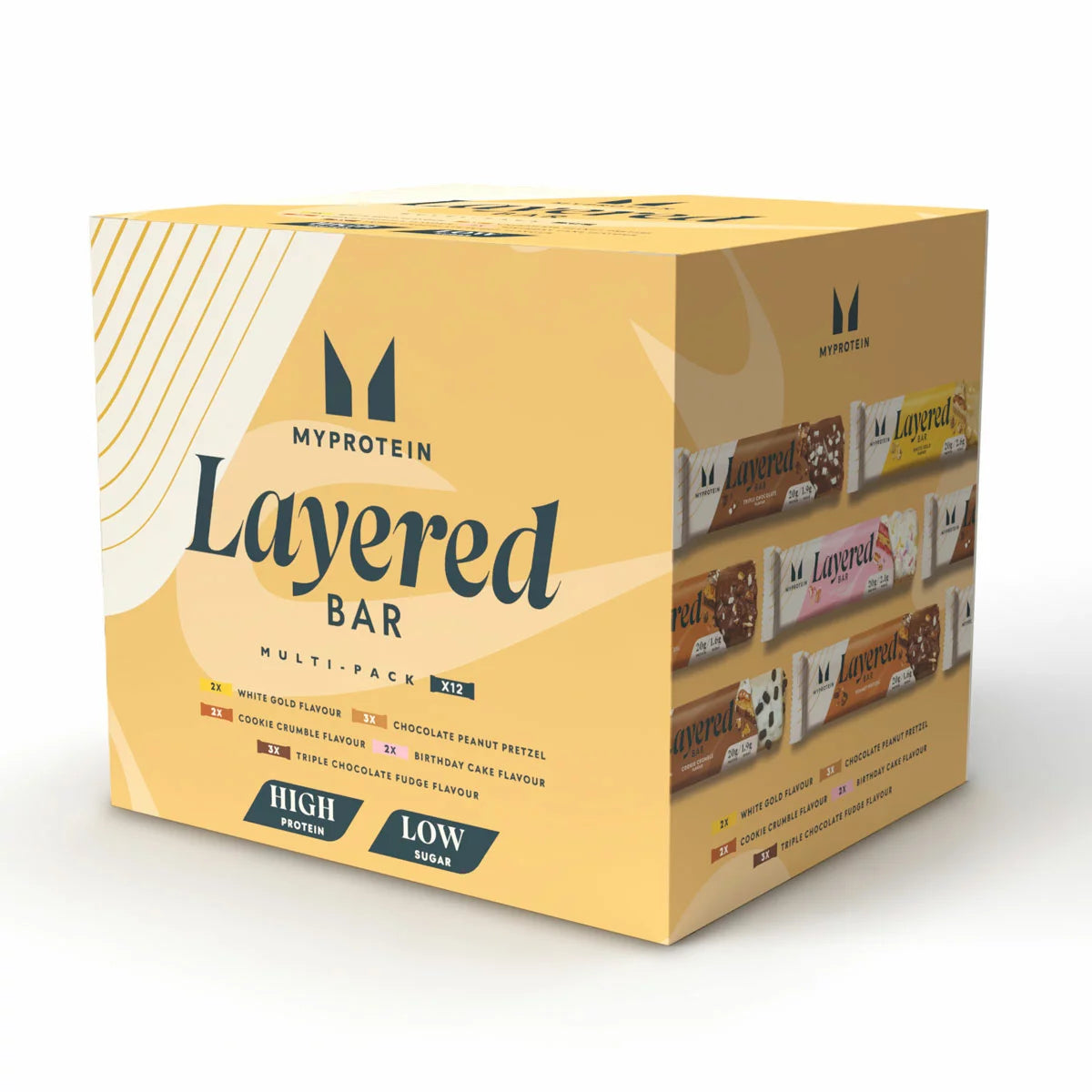MyProtein Layered Bar Multipack, 12 x 60g
