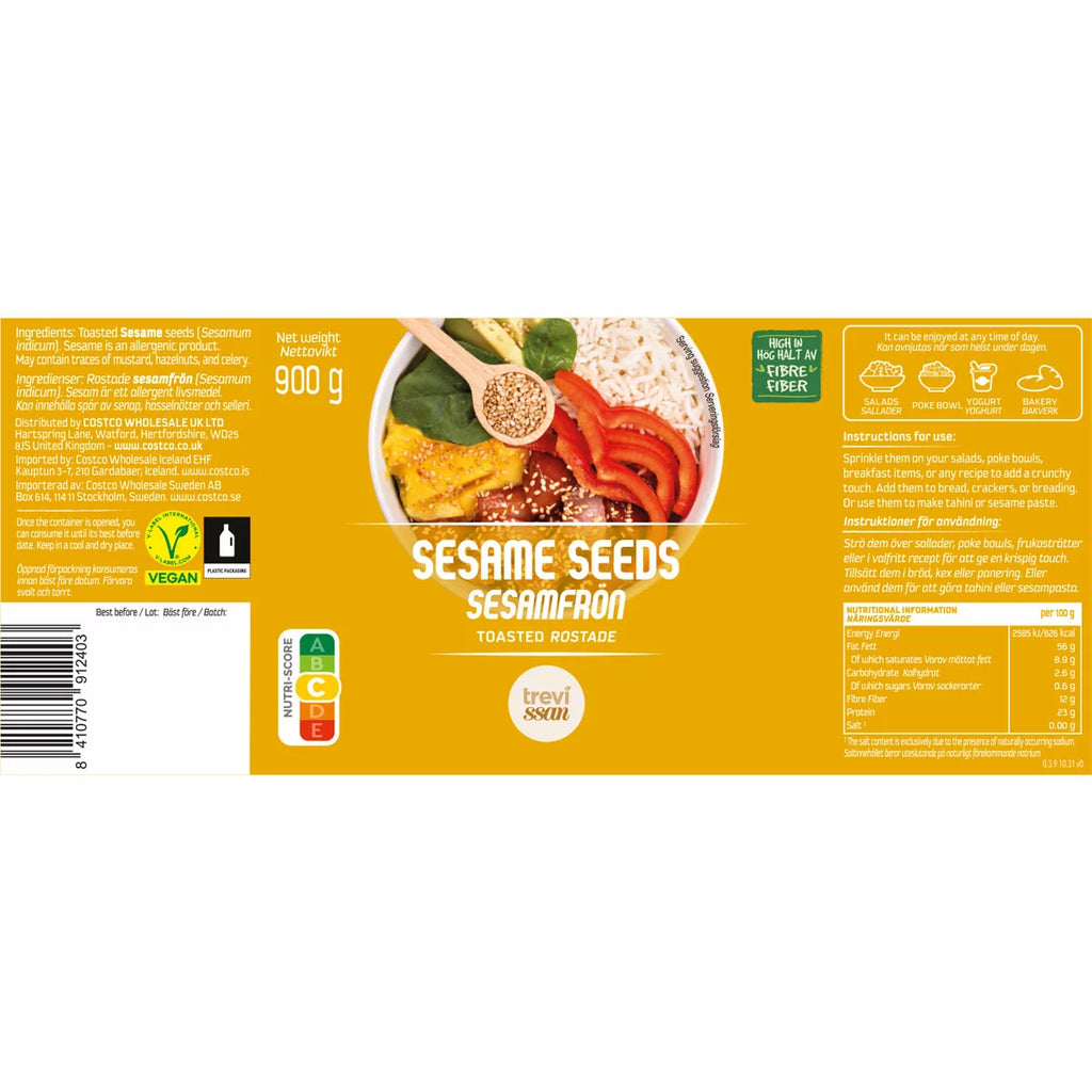 Trevissan Sesame Seeds, 900g, multiple option
