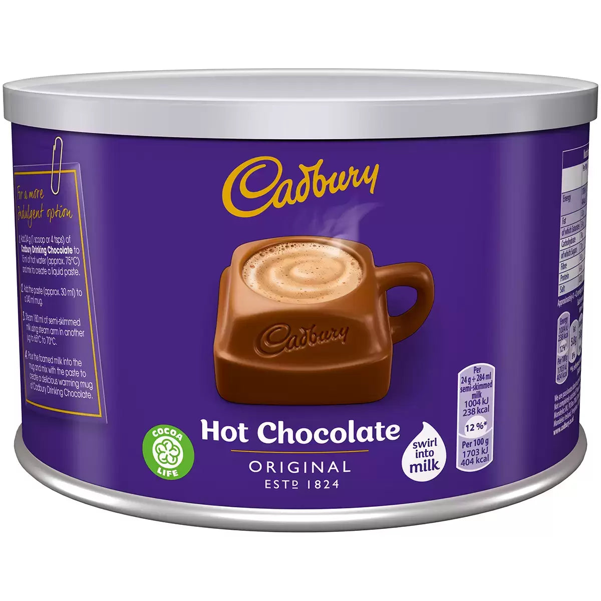 Cadbury Drinking Chocolate, 1kg, multiple option