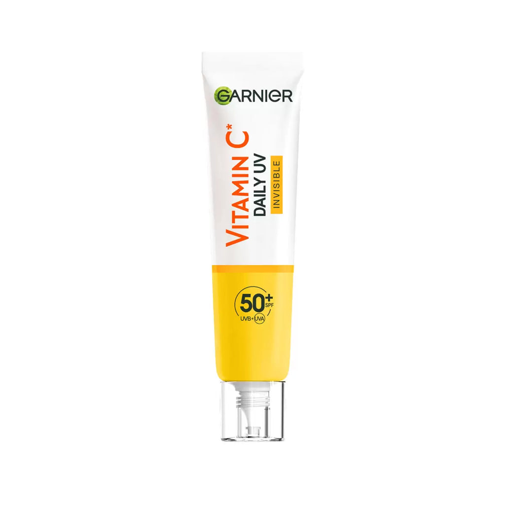 Garnier Daily UV Fluid, SPF 50+, Vitamin C Sheer Glow, Invisible & BHA+