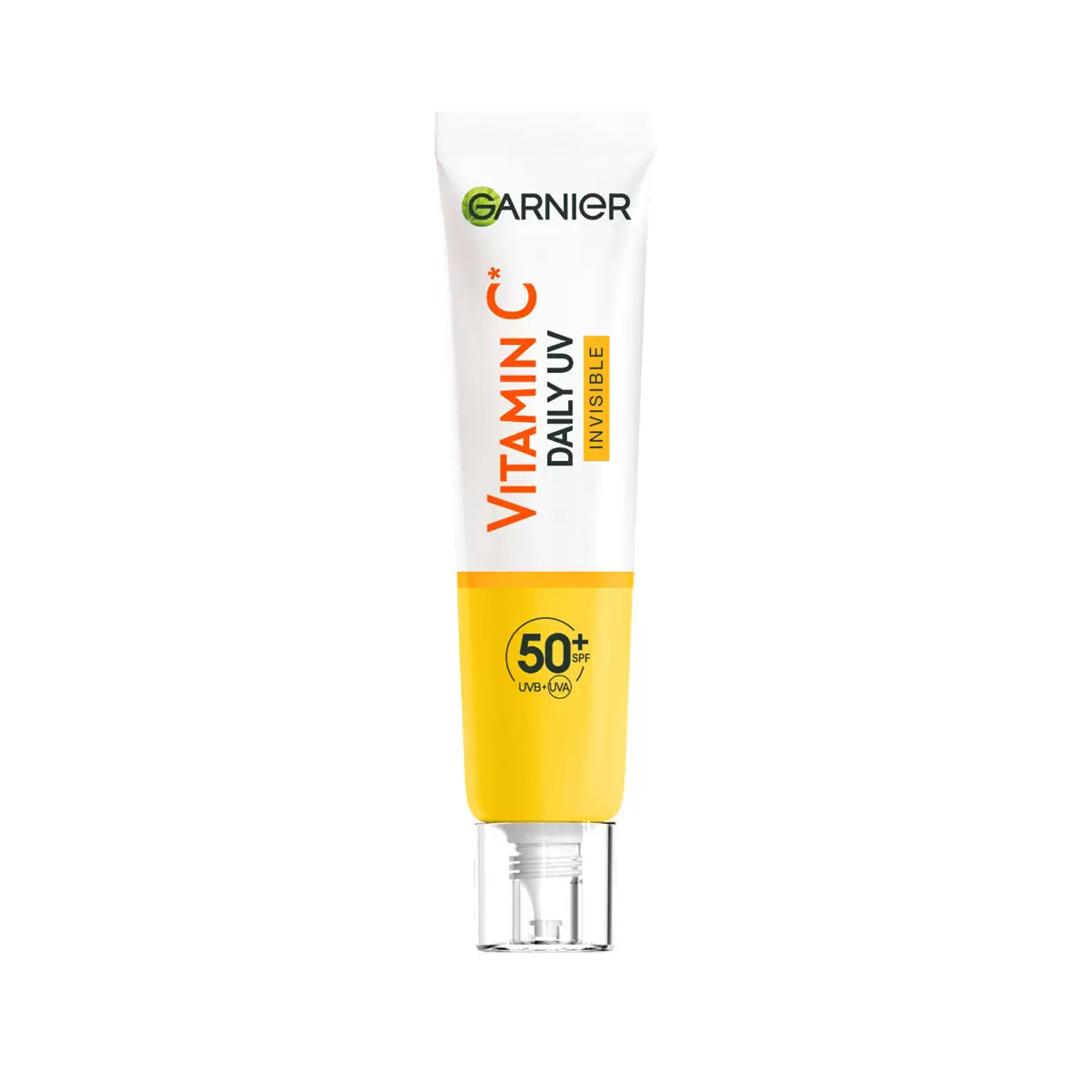 Garnier Daily UV Fluid, SPF 50+, Vitamin C Sheer Glow, Invisible & BHA+