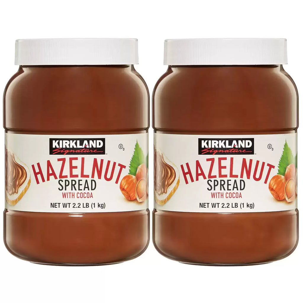 Kirkland Signature Hazelnut Spread, 2 x 1kg