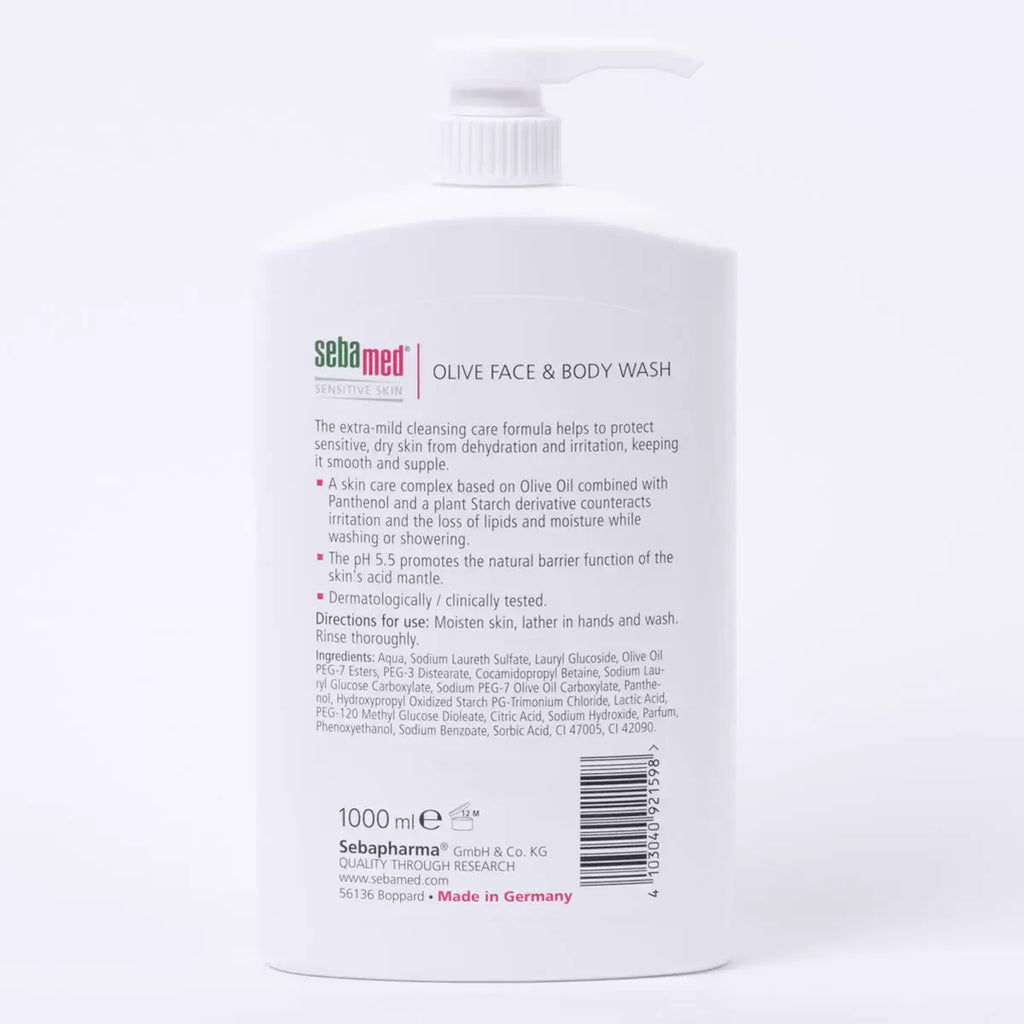 Sebamed Face & Body Wash, 1L