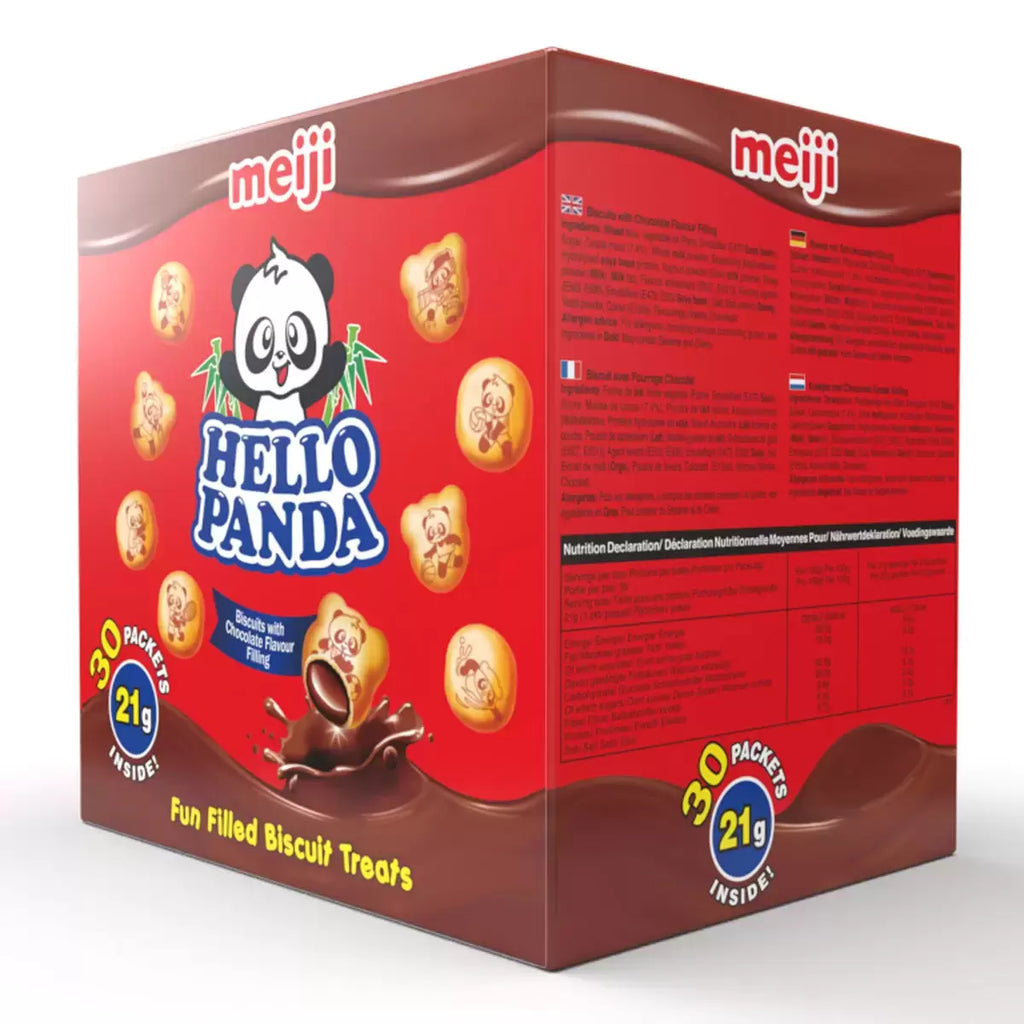 Hello Panda Chocolate Filled Biscuits, 30 x 21g, multiple option