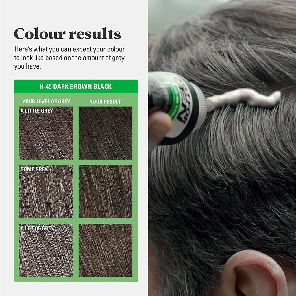 3x Just For Men H45 Dark Brown Black Original Formula Shampoo in Haircolour Dye