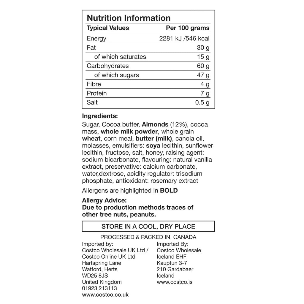 OMG! Milk Chocolate Almond Toffee Clusters, 680g, multiple option