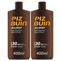 Piz Buin SPF 30 Allergy Suncare Skin Lotion, 2 x 400ml