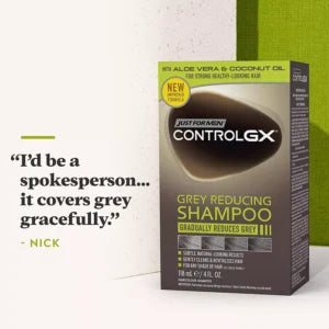 Just For Men Control GX Grey Reducing Shampoo For Grey Hair 118ml (Pack of 3)