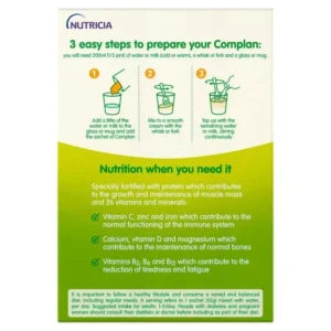 Complan Banana Flavour Nutrition Drink Powder 4 x 57g Sachets Pack-4