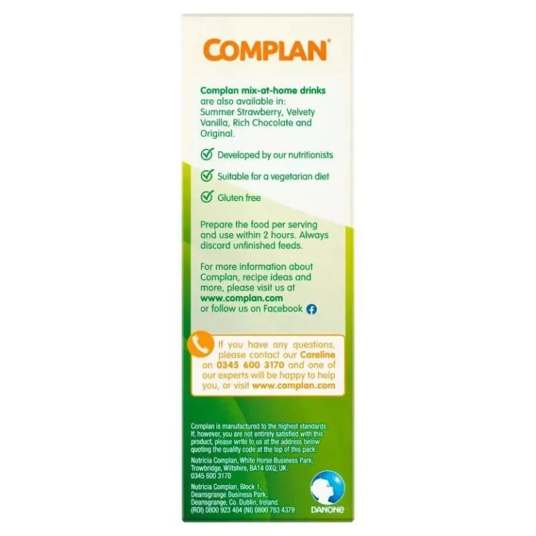 Complan Banana Flavour Nutrition Drink Powder 4 x 57g Sachets Pack-4