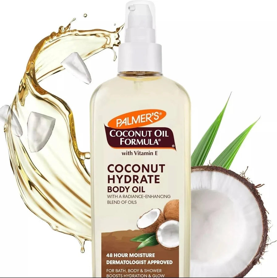 3x Palmers Coconut Hydrate Body Oil Spray 150 Ml