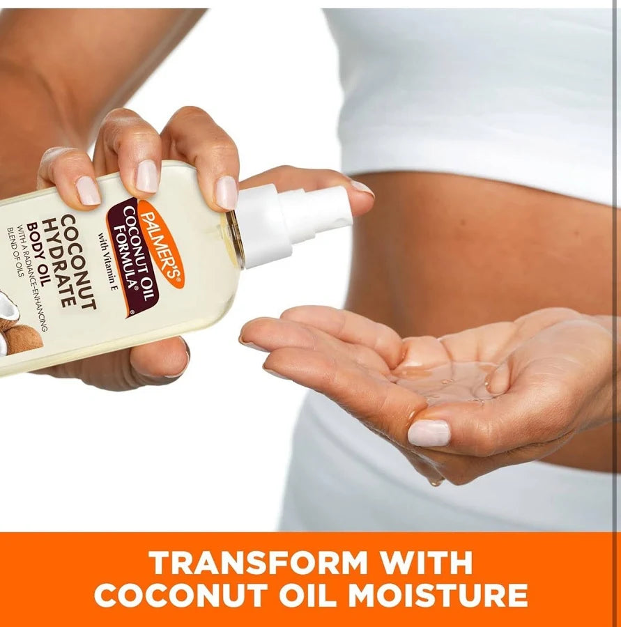 3x Palmers Coconut Hydrate Body Oil Spray 150 Ml