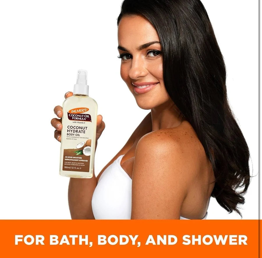 3x Palmers Coconut Hydrate Body Oil Spray 150 Ml